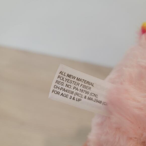 Anico Intl Unicorn Plush Stuffed Animal Pink Purple Glitter Hooves Eyes 10" - Picture 9 of 12